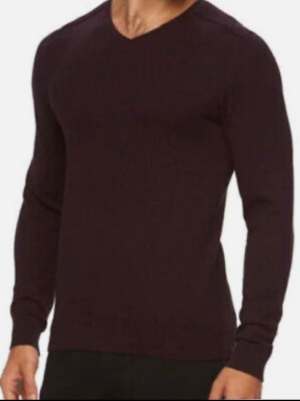 NWT Marc Anthony Cashmere Blend V-Neck Sweater